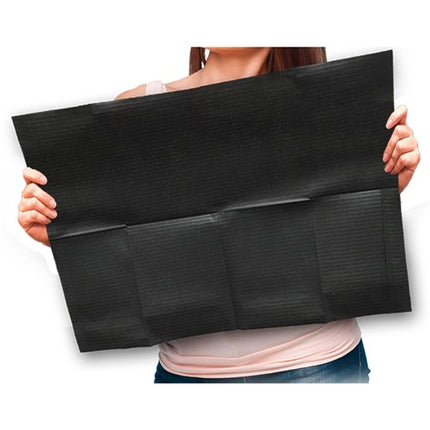 Adenna® Patient Bibs, Lap Cloths, 2 layers of paper + 1 layer of poly film