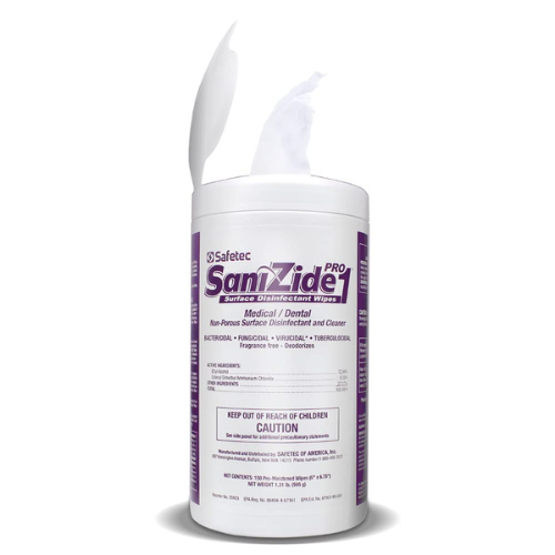 SaniZide Pro1 Disinfecting Medical/Dental Wipes