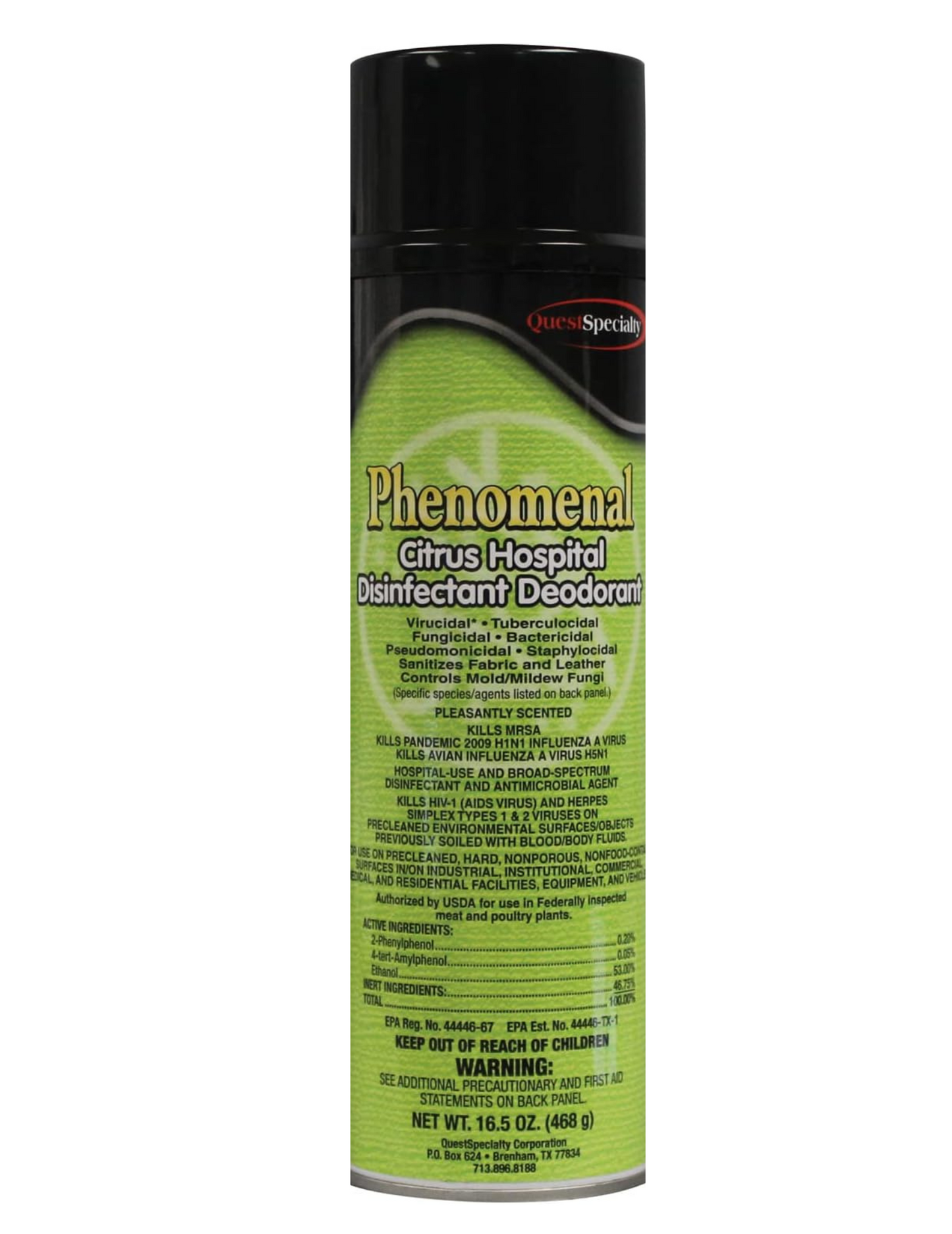 Phenomenal Citrus Hospital Disinfectant Deodorant Spray