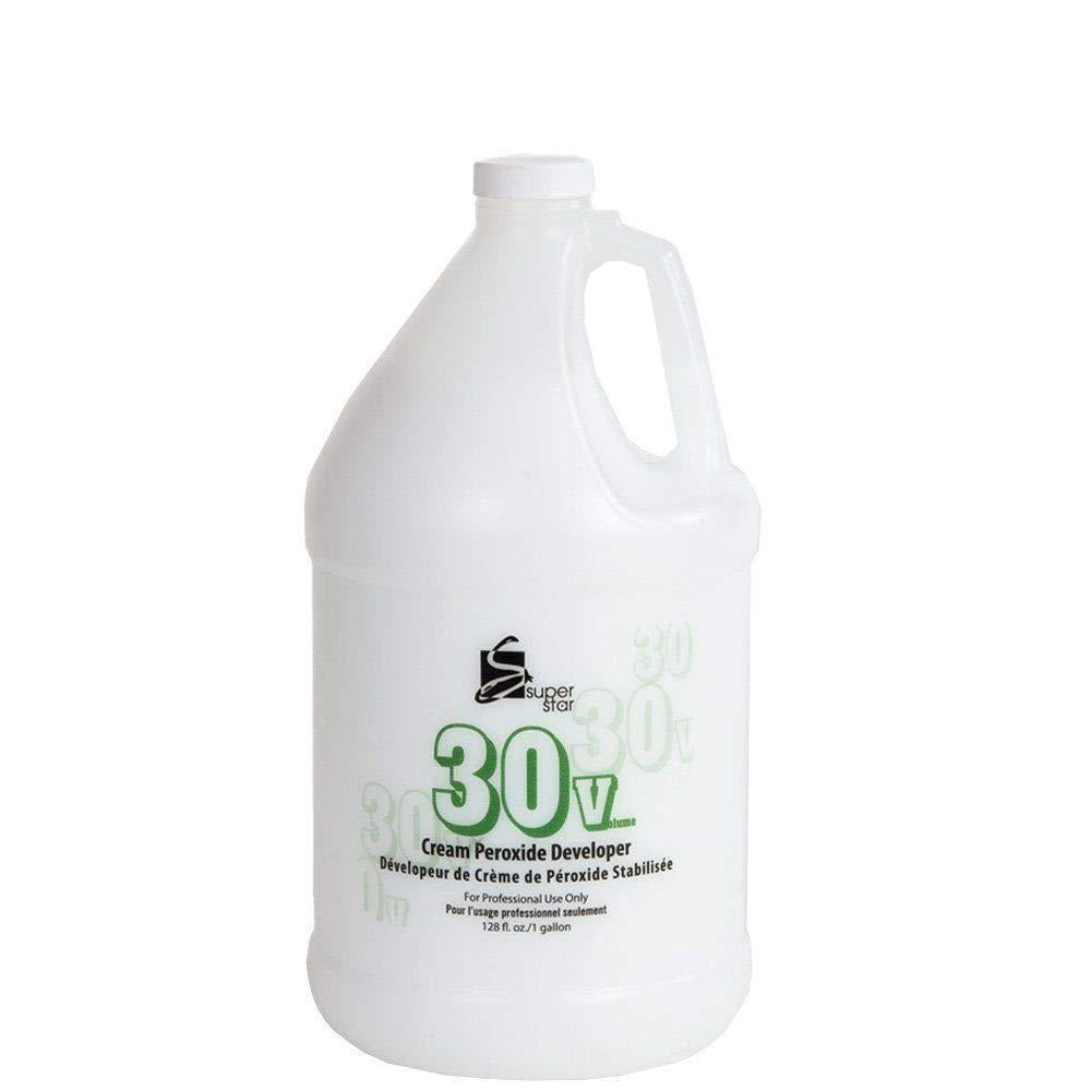 Super Star 30 Vol Cream Peroxide Developer 1 Gal