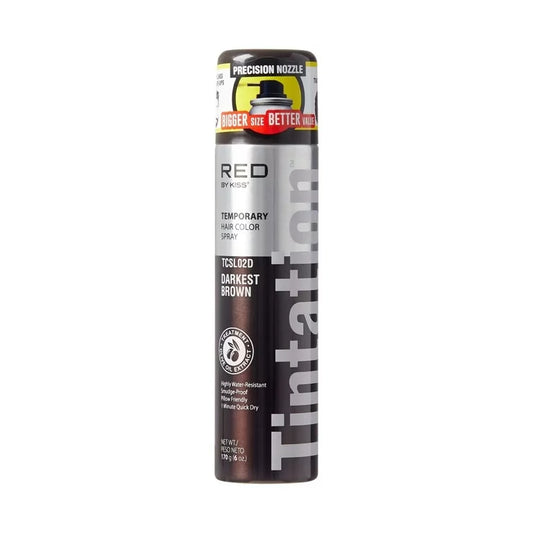 Temporary Hair Color Spray TCSL02D Darkest Brown 6oz